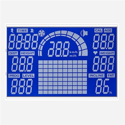 运动器材显示器 lcd显示屏 HTN液晶屏 显示屏厂家定做