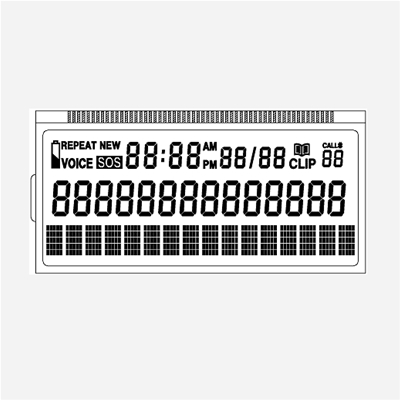 电话机显示屏 LCD液晶显示屏 TN HTN液晶屏 显示屏厂家直销 可定制