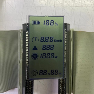 Electric vehicle screen, LCD screen, FSTN segment code screen, black and white screen